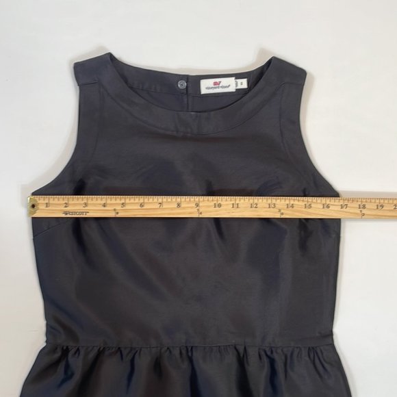 Vineyard Vines Top Size 2 Black with Rhinestone button at back of Neck. Dressy - Picture 6 of 12